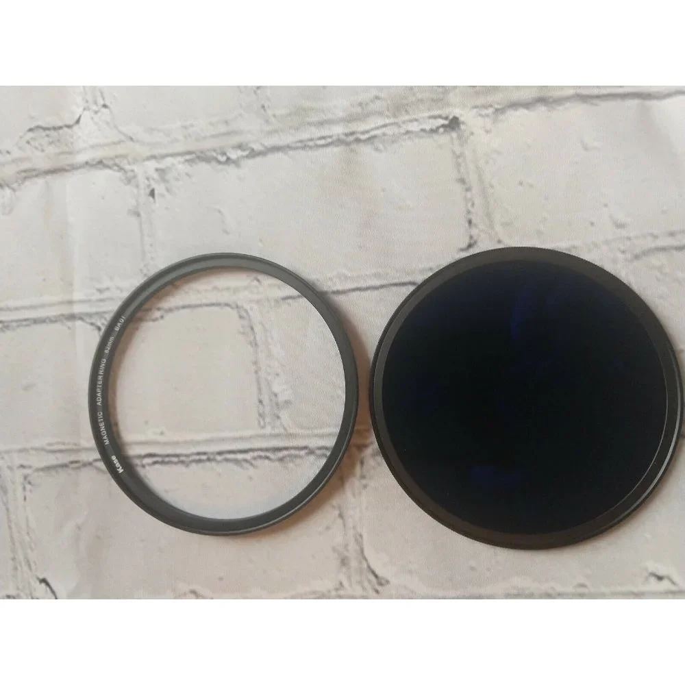 Kase 82mm Wolverine Magnetic ND1000 ND 3.0 10 Stop Filter with 82mm Adapter Ring